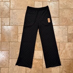 Louis Vuitton x NBA Logo Virgil Monogram Black Sweatpants